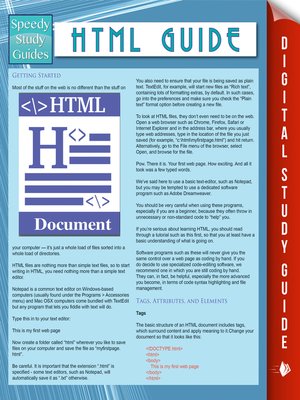 HTML Guide - ebook